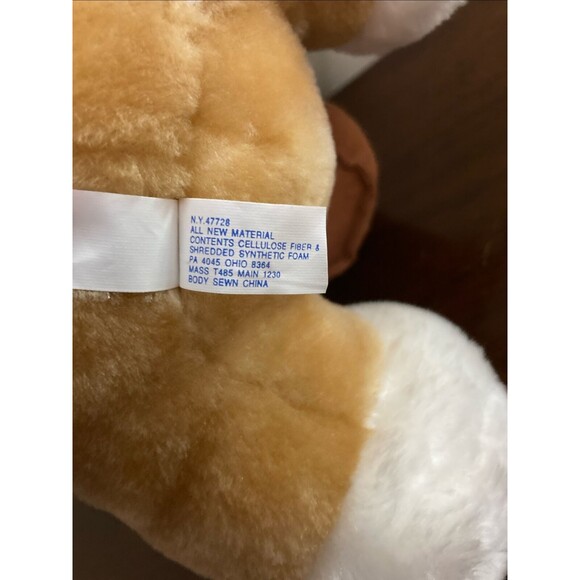 Vintage Soft Things Brooklyn Honey Bear Plush Bees Pot Tags Carnival 15" - Picture 13 of 13